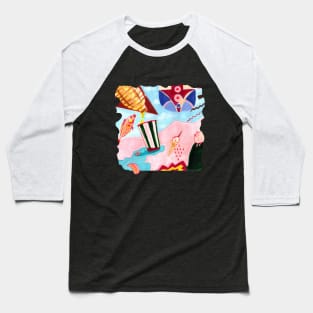 Peek-a-boo world Baseball T-Shirt